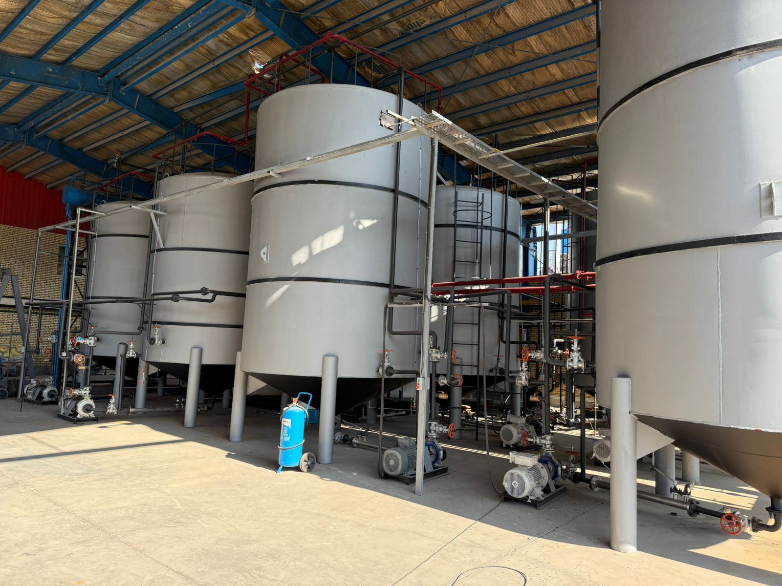 Royal Refineries process tanks